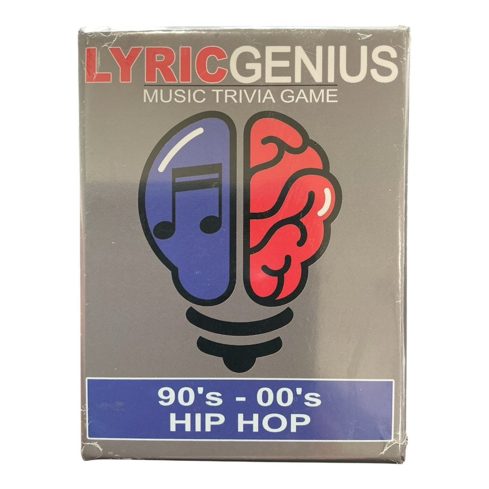Lyric Genius - Music Trivia Game (90s 00s Hip Hop) Cards